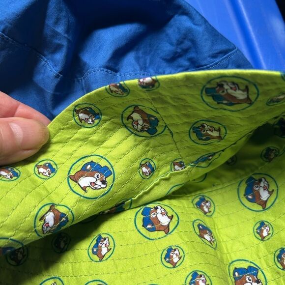 Buc-ee bucket hat reversible green blue os - Picture 7 of 7